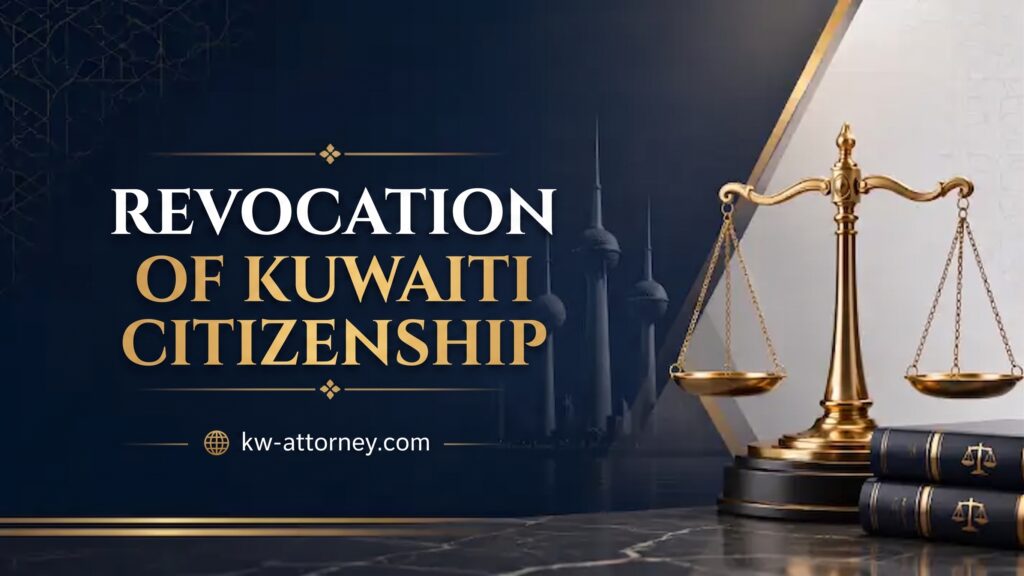 Withdrawal of Kuwaiti Nationality: Grounds, Effects and Legal Procedures